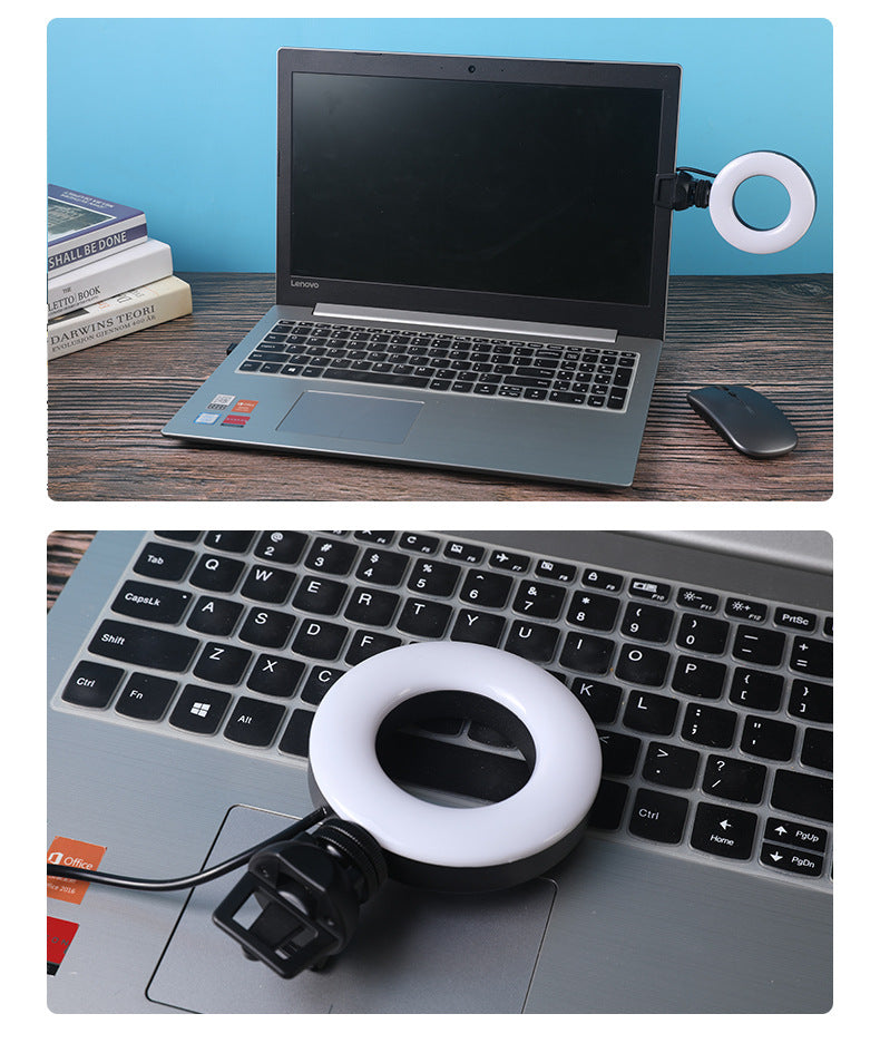 LED Ring Light with Phone Holder