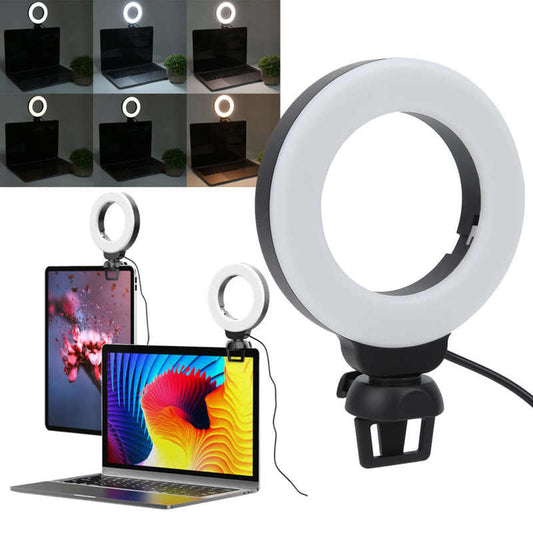 LED Ring Light with Phone Holder