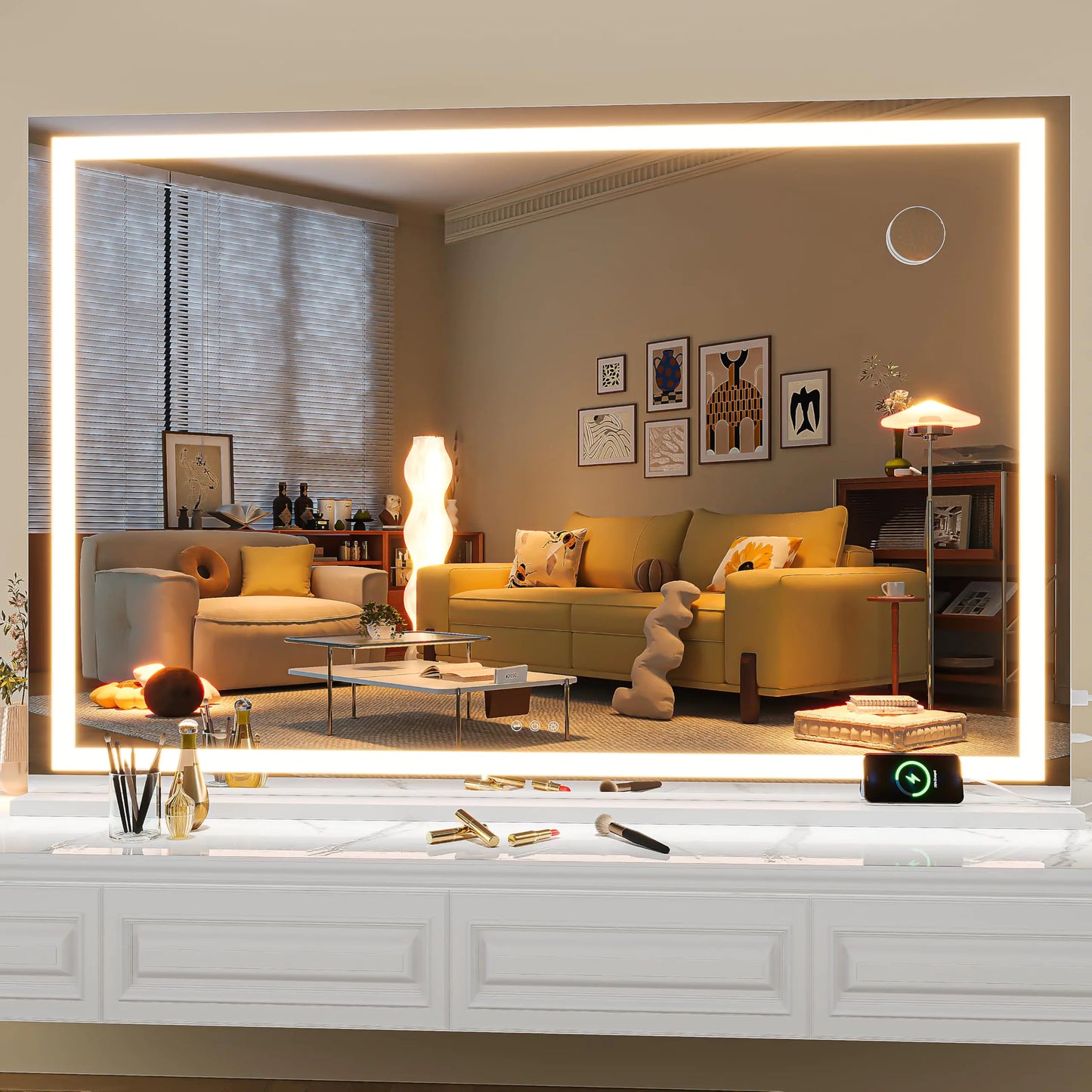 50x34” Luxury LED Vanity Mirror