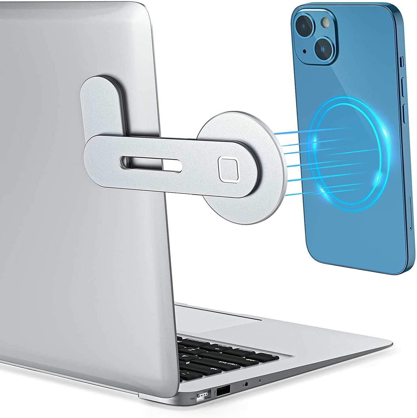 Magnetic Laptop Phone Holder