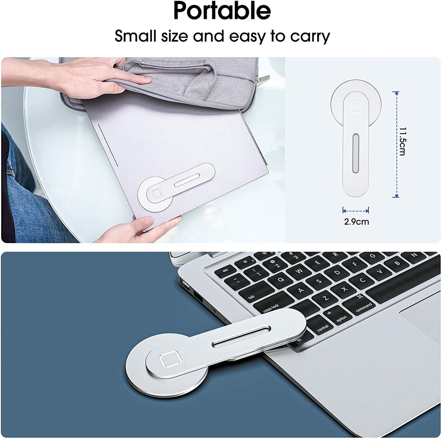 Magnetic Laptop Phone Holder